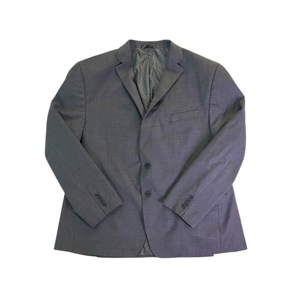 Michael Strahan Collection Mens Blazer Grey 50R Sports Coat Suit Jacket - Picture 2 of 9